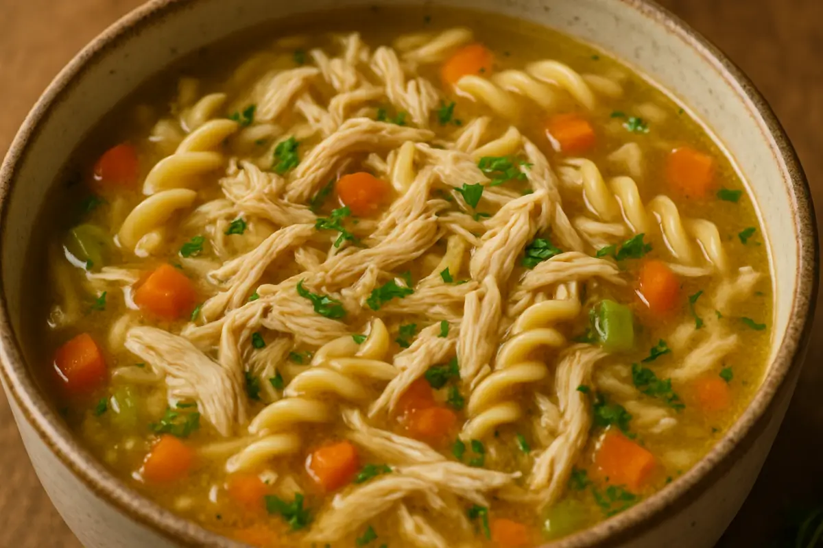 Gluten free chicken noodle soup